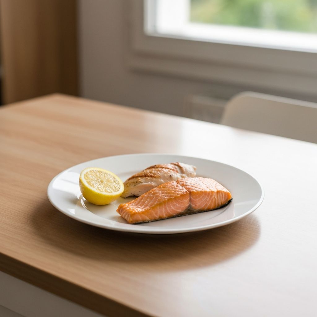 Proteină pe farfurie